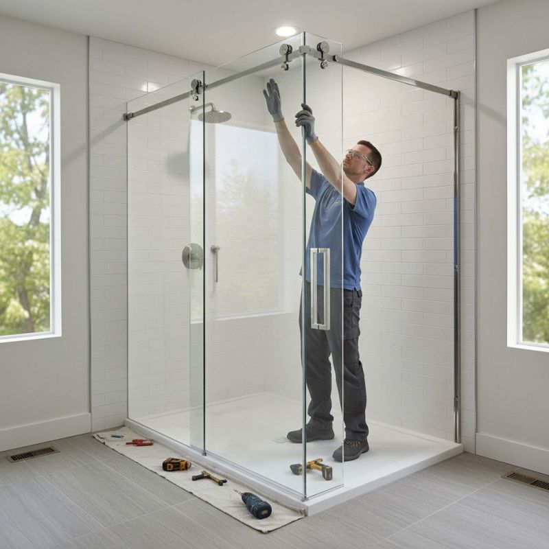 Glass Shower Door Replacement in Conroe, TX