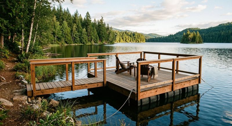 Floating Deck Installation in Norwalk, CT