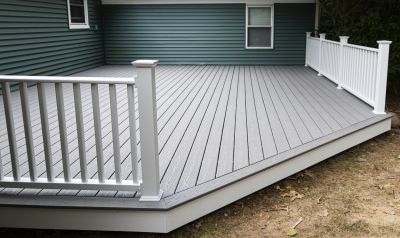 Redwood Deck Installation in Fairfield County, CT