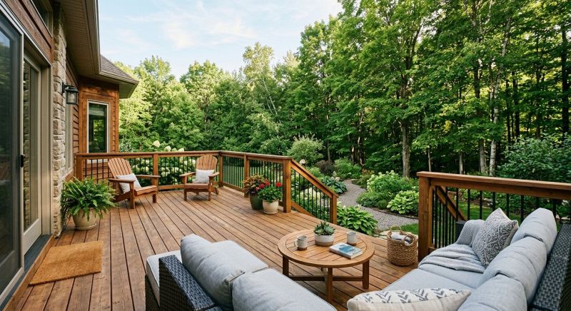 Wooden Patio Installation in Fairfield County, CT
